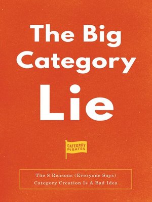 cover image of The Big Category Lie